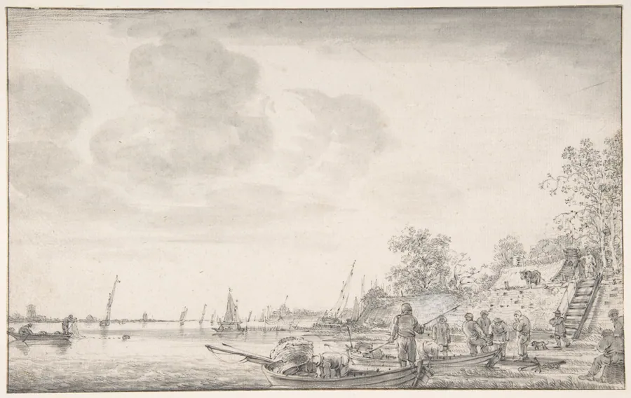 Coast Scene by Jacob Esselens