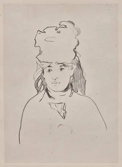 Berthe Morisot in Silhouette