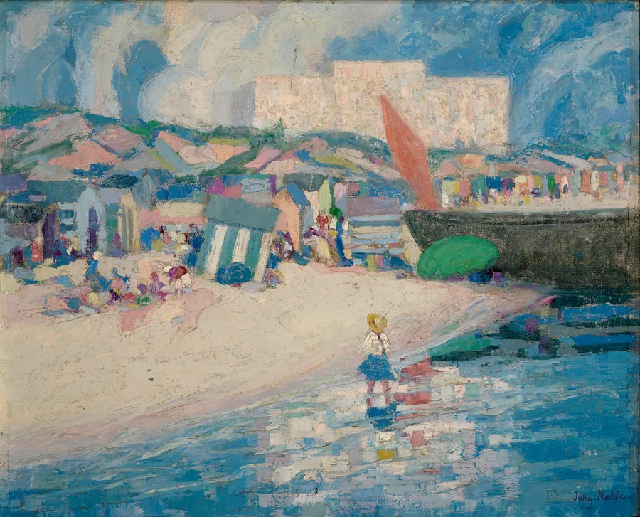 Low Tide (recto of 1929.6.79B) by John Noble, born Wichita, KS 1874-died New York City 1934