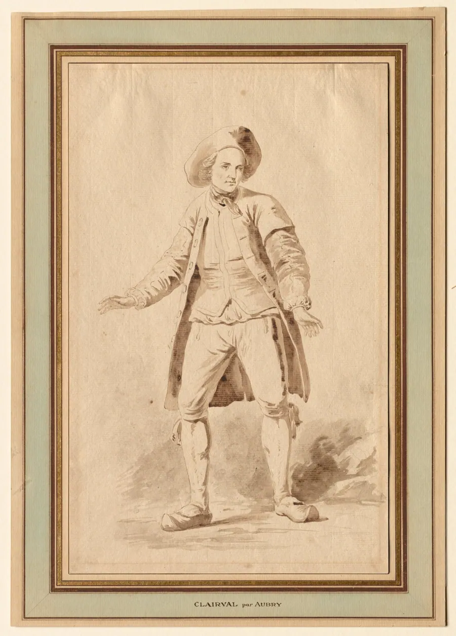 The Actor Clairval by Étienne Aubry