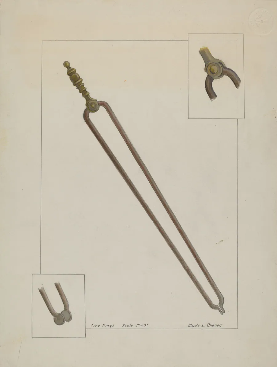 Fire Tongs by Clyde L. Cheney
