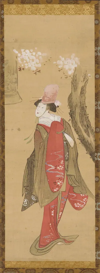 A Dancer, Kiyohime, a cherry tree and the bell of Dojo-ji