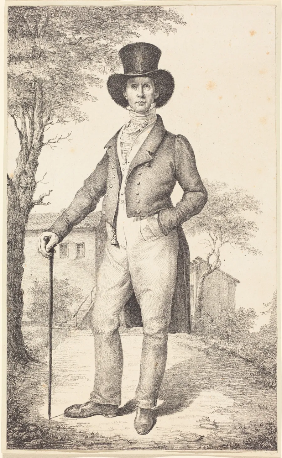 The Senior Government Auditor Rudolf Schadow (The Artist's Brother) by Johann Gottfried Schadow