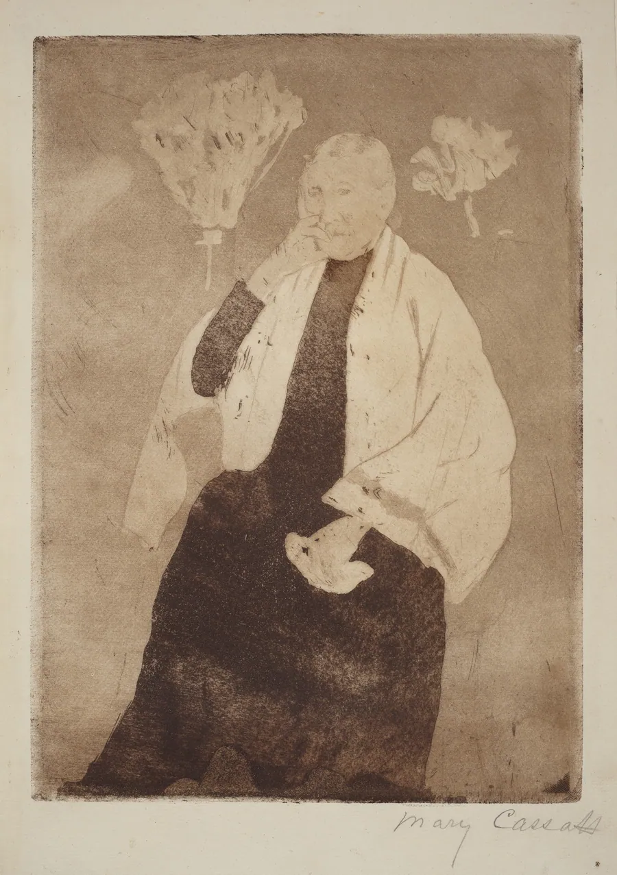 A Portrait of the Artist's Mother by Mary Cassatt