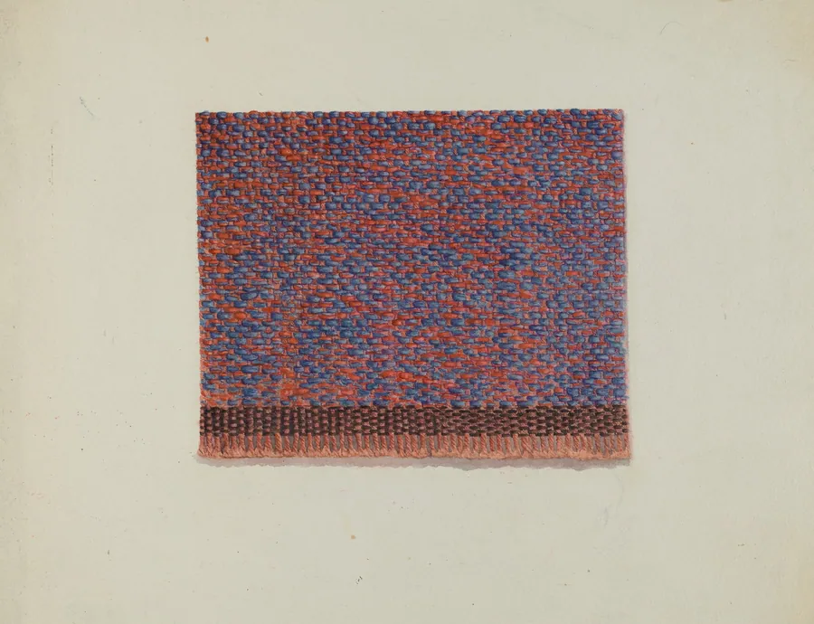 Shaker Chair Seat Covering by Alice Stearns