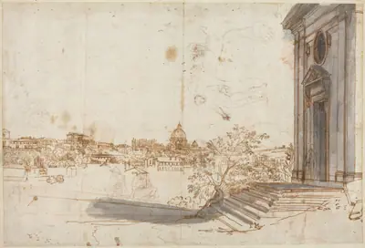 A View of Rome from Santa Maria del Priorato