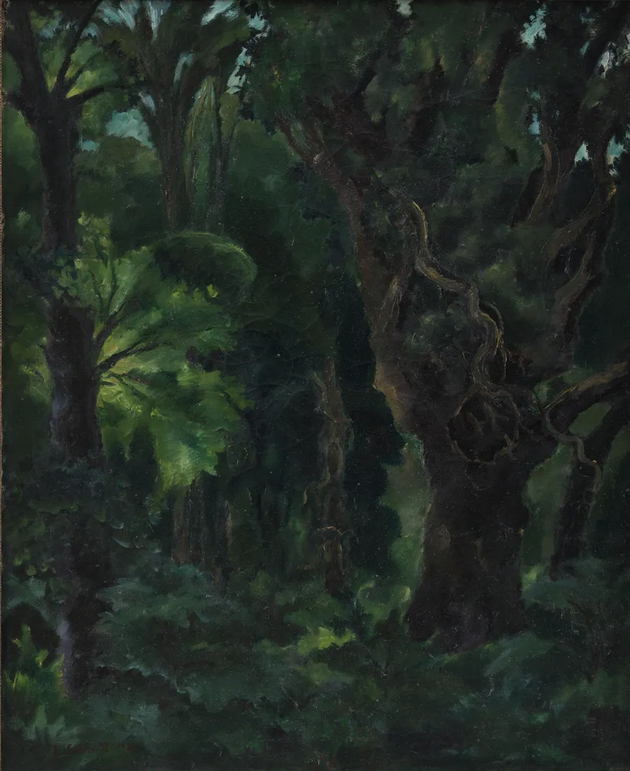 Skovlandskab. "Den nordiske skov" by Erik Stæhr-Nielsen