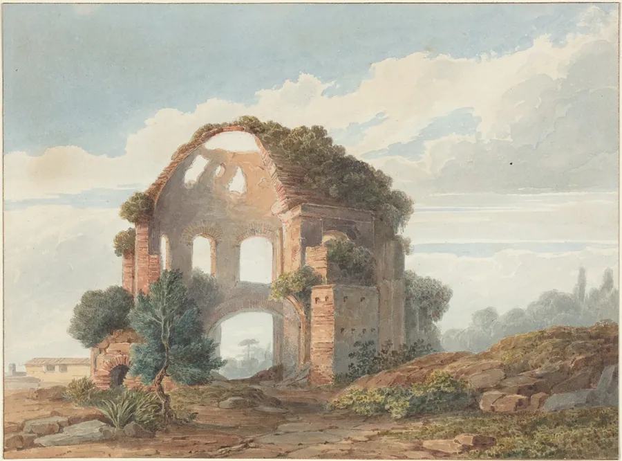 The Temple of Minerva Medica by French 18th Century