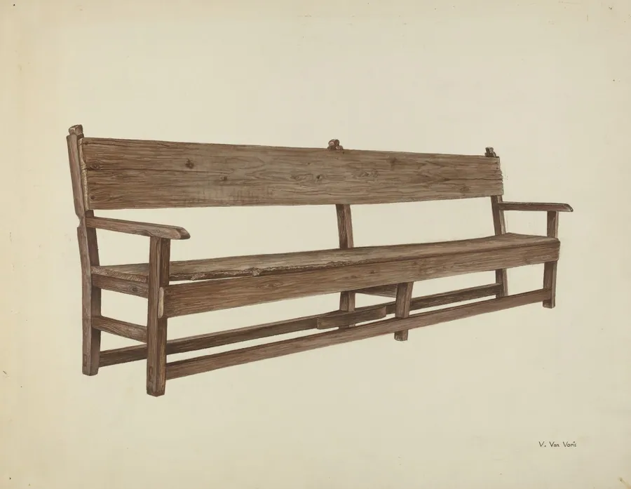 Mission Bench by Vera Van Voris