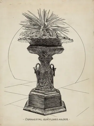 Ornamental Urn for Flowers