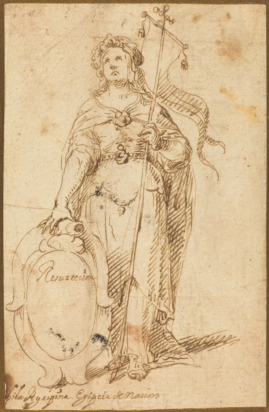 Egyptian Sibyl by Spanish 17th Century