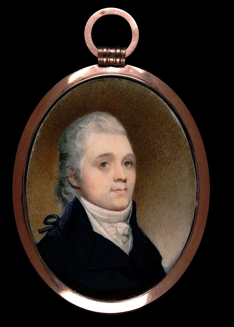 Portrait of a Gentleman by Alexander Robertson, born Aberdeen, Scotland-died New York City 1841