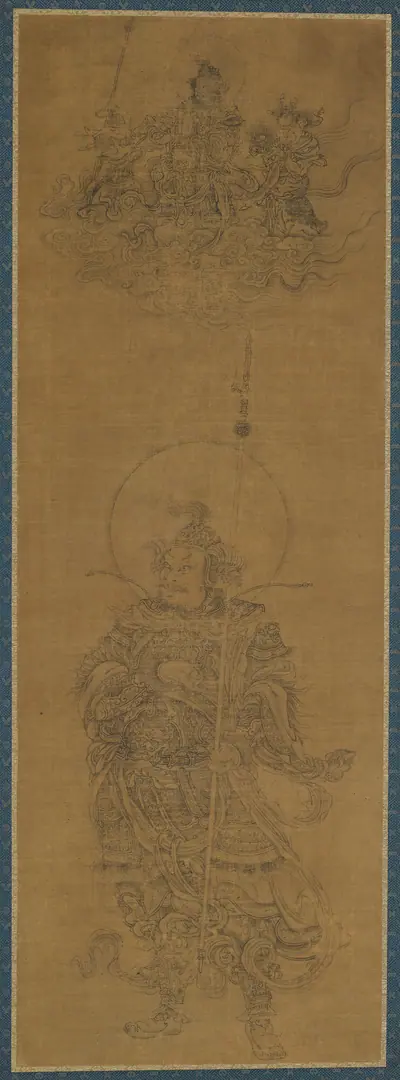 Portrait of a Deva King 提婆王圖