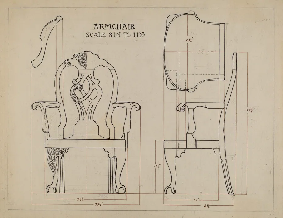 Arm Chair by Elizabeth Curtis