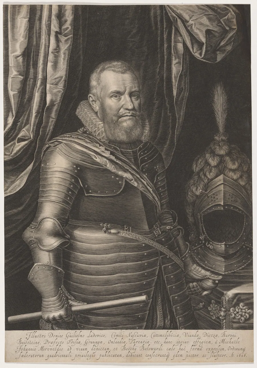 William Louis, Count of Nassau by Boëtius Adams Bolswert