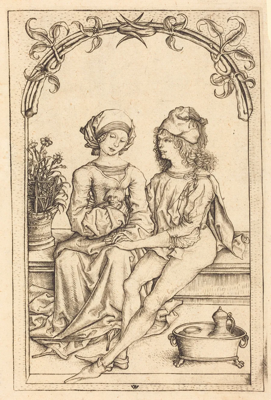 The Lovers by Wenzel von Olmutz