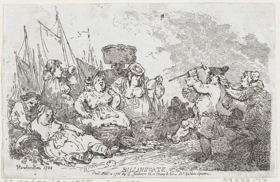 Billingsgate by Thomas Rowlandson
