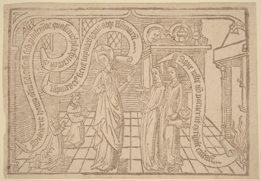 Page from "Canticum Canticorum": 2nd Edition by Netherlandish 15th Century