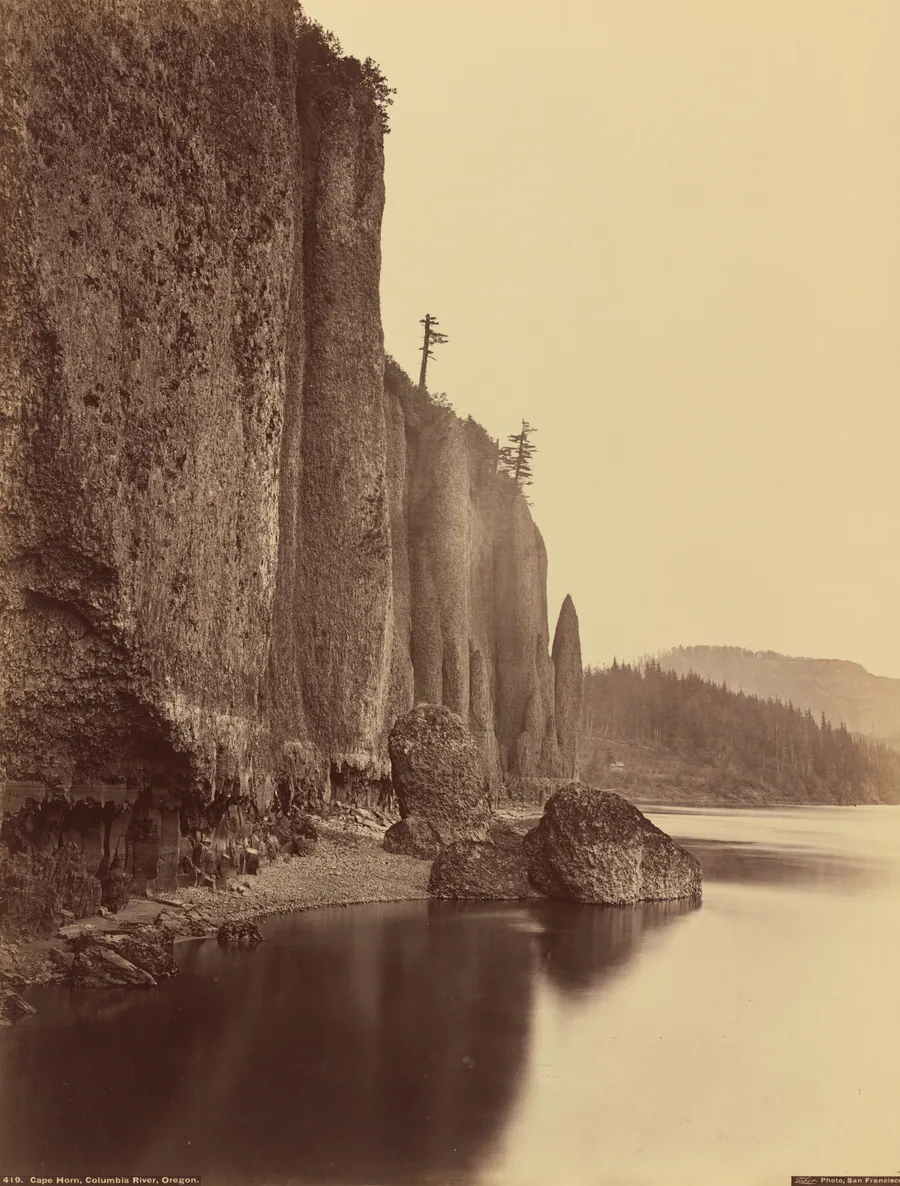 Cape Horn, Columbia River, Oregon by Carleton E. Watkins