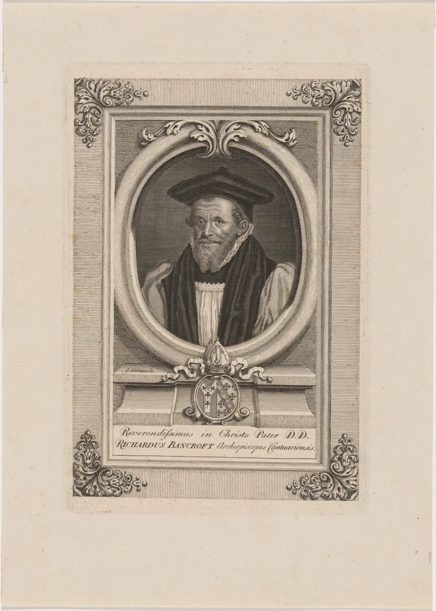 Richard Bancroft, Archbishop of Canterbury by George Vertue