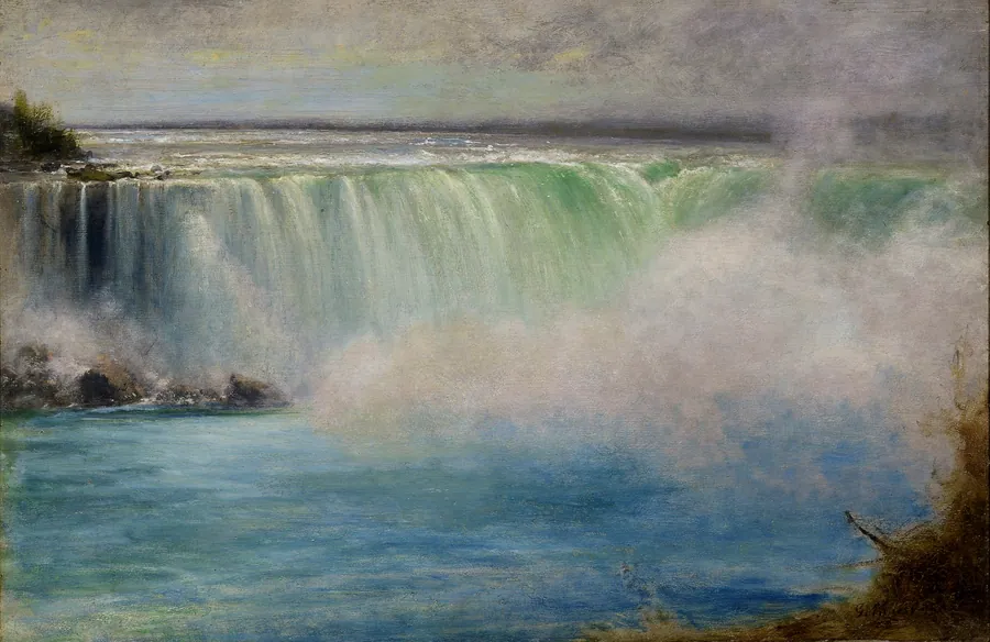 Niagara Falls by George Inness, born Newburgh, NY 1825-died Bridge of Allan, Scotland 1894