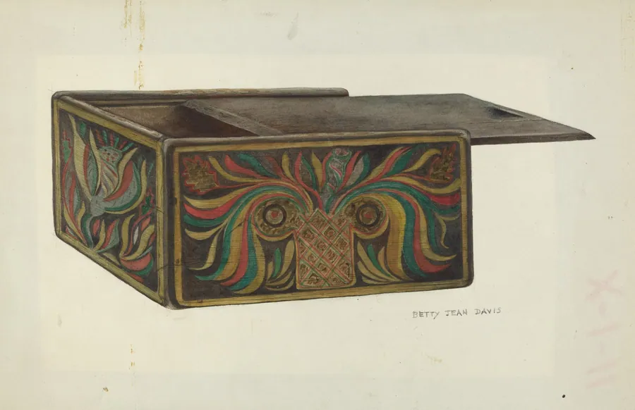 Wood Box by Betty Jean Davis