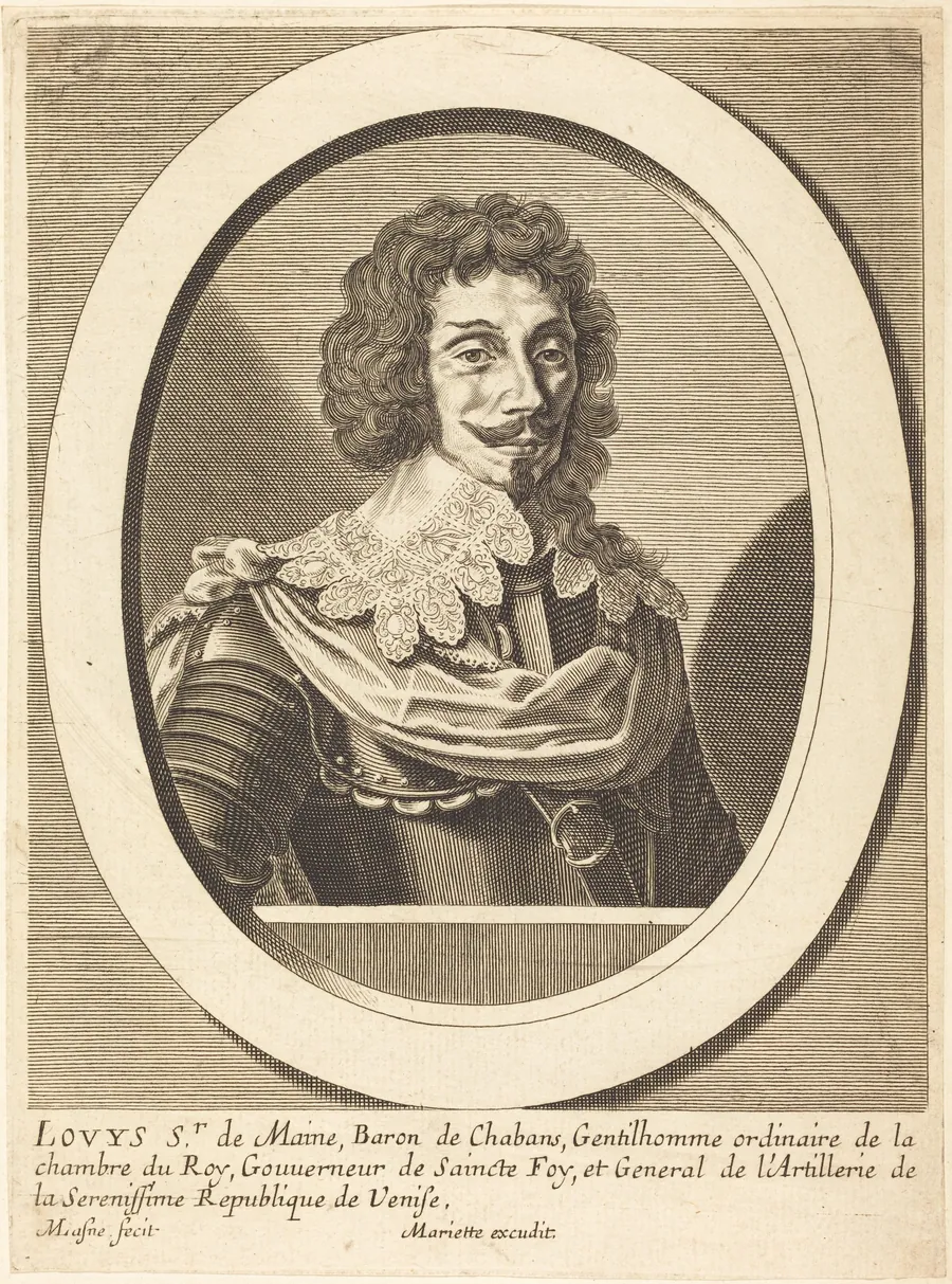 Louis Sieur de Maine by Michel Lasne