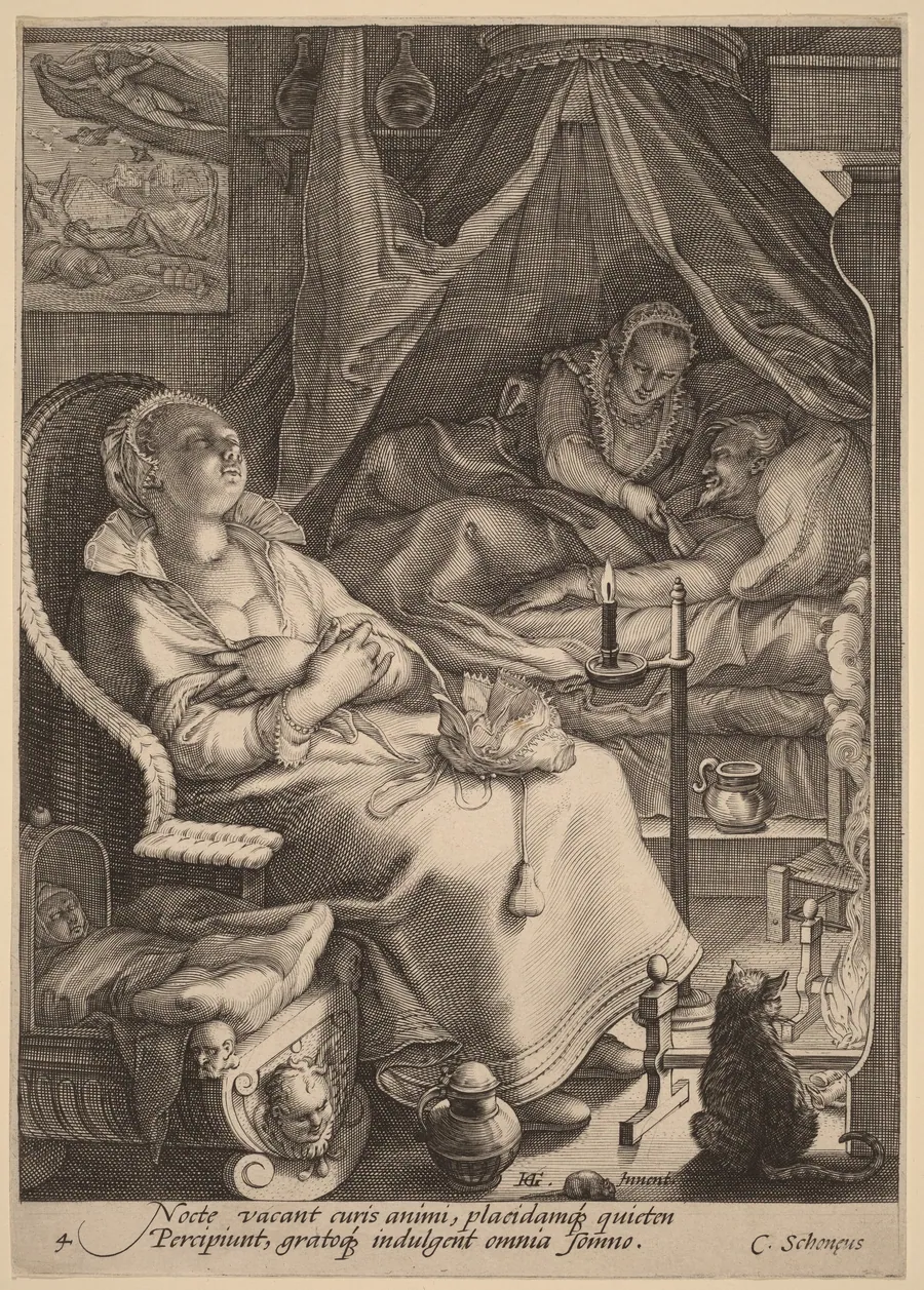 Night by Jan Pietersz Saenredam