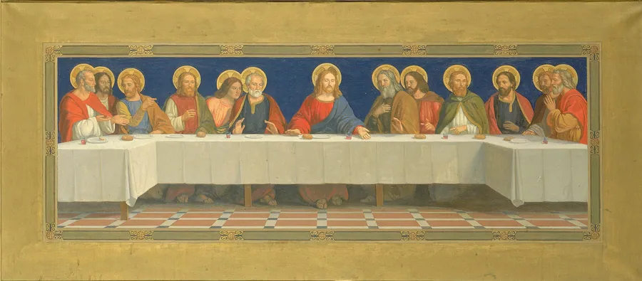 The Last Supper by H. Siddons Mowbray, born Alexandria, Egypt 1858-died Washington, CT 1928