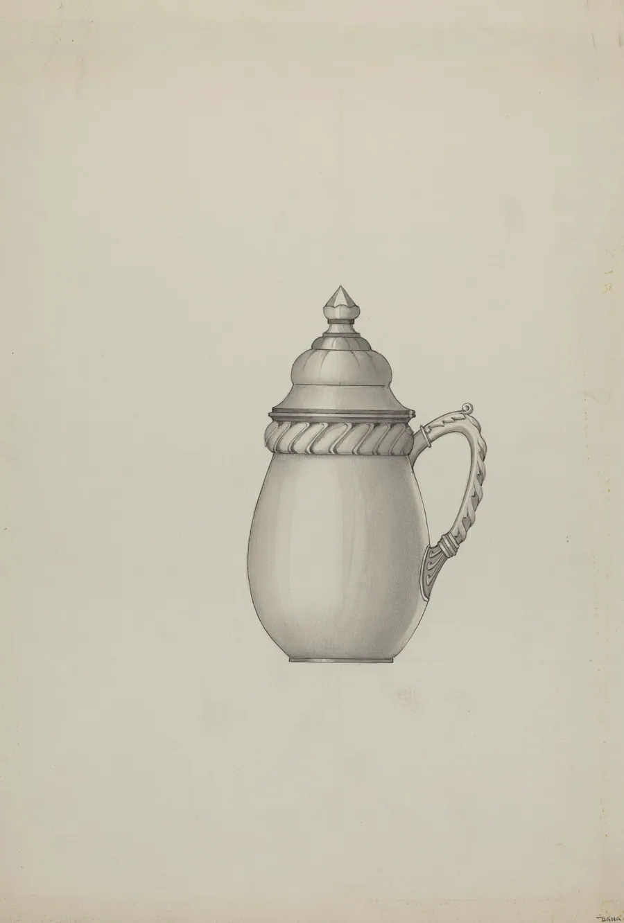 Pewter Honey Jar by Dana Bartlett