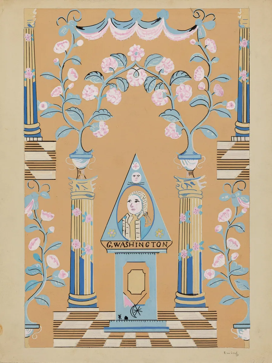 Wall Paper and Border by Burton Ewing