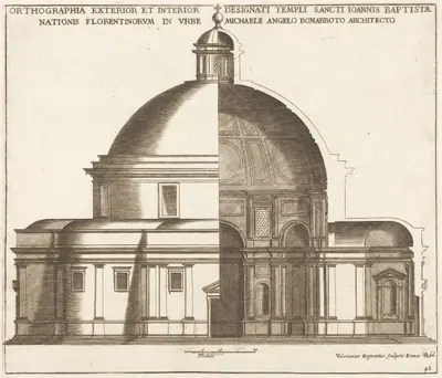 Section of the Church of Saint John the Baptist