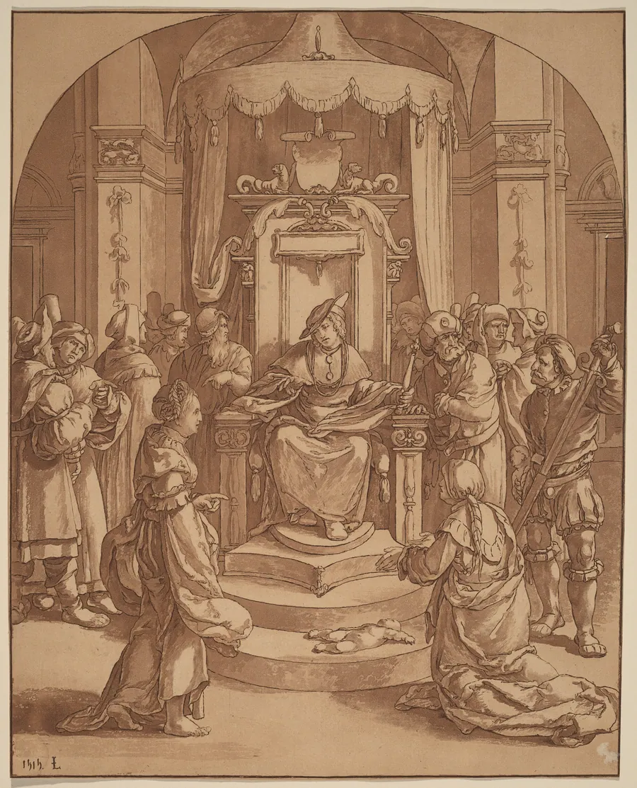 The Judgment of Solomon by Cornelis Ploos van Amstel