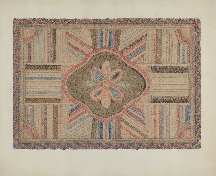 Shirred Rug by Elbert S. Mowery