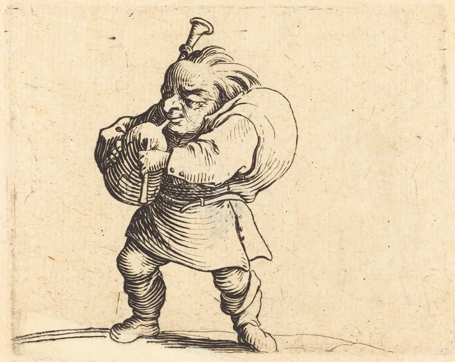The Bagpipe Player by Jacques Callot