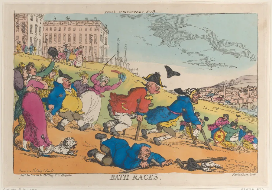 Bath Races by Thomas Tegg