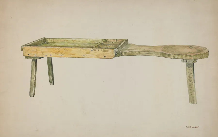 Shoe Bench by Clarence W. Dawson