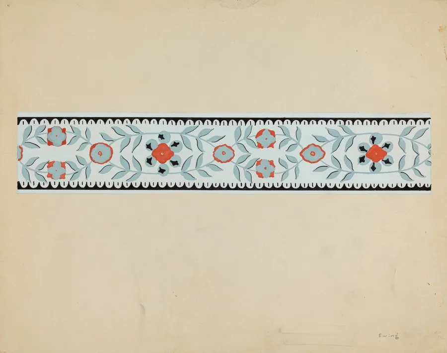 Wall Paper Border by Burton Ewing
