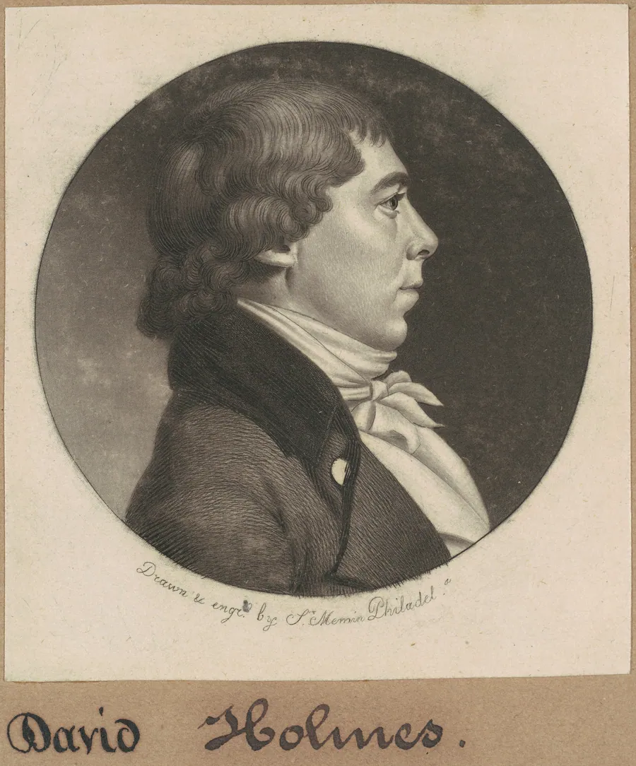 David Holmes by Charles B. J. Févret de Saint-Mémin