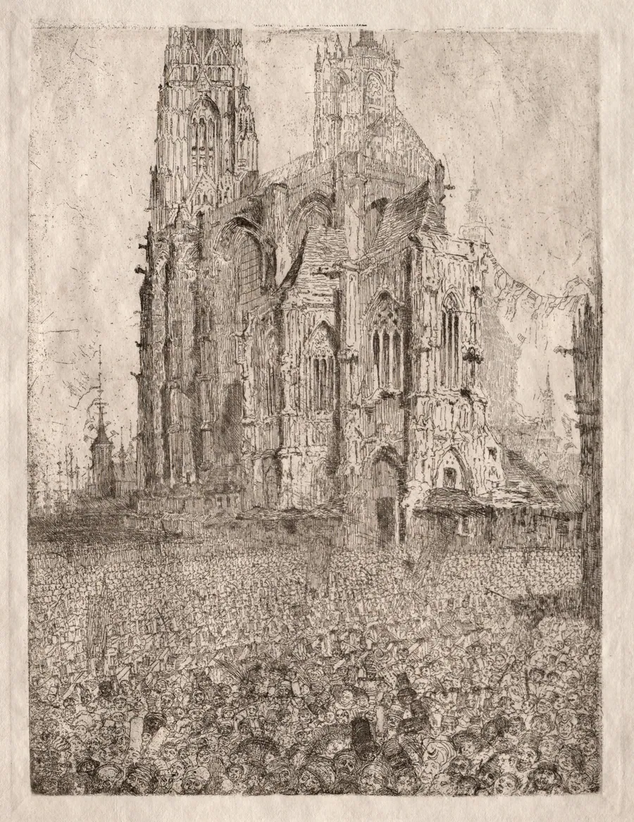 The Cathedral by James Ensor