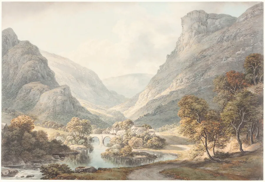 A View of Dovedale by John Glover