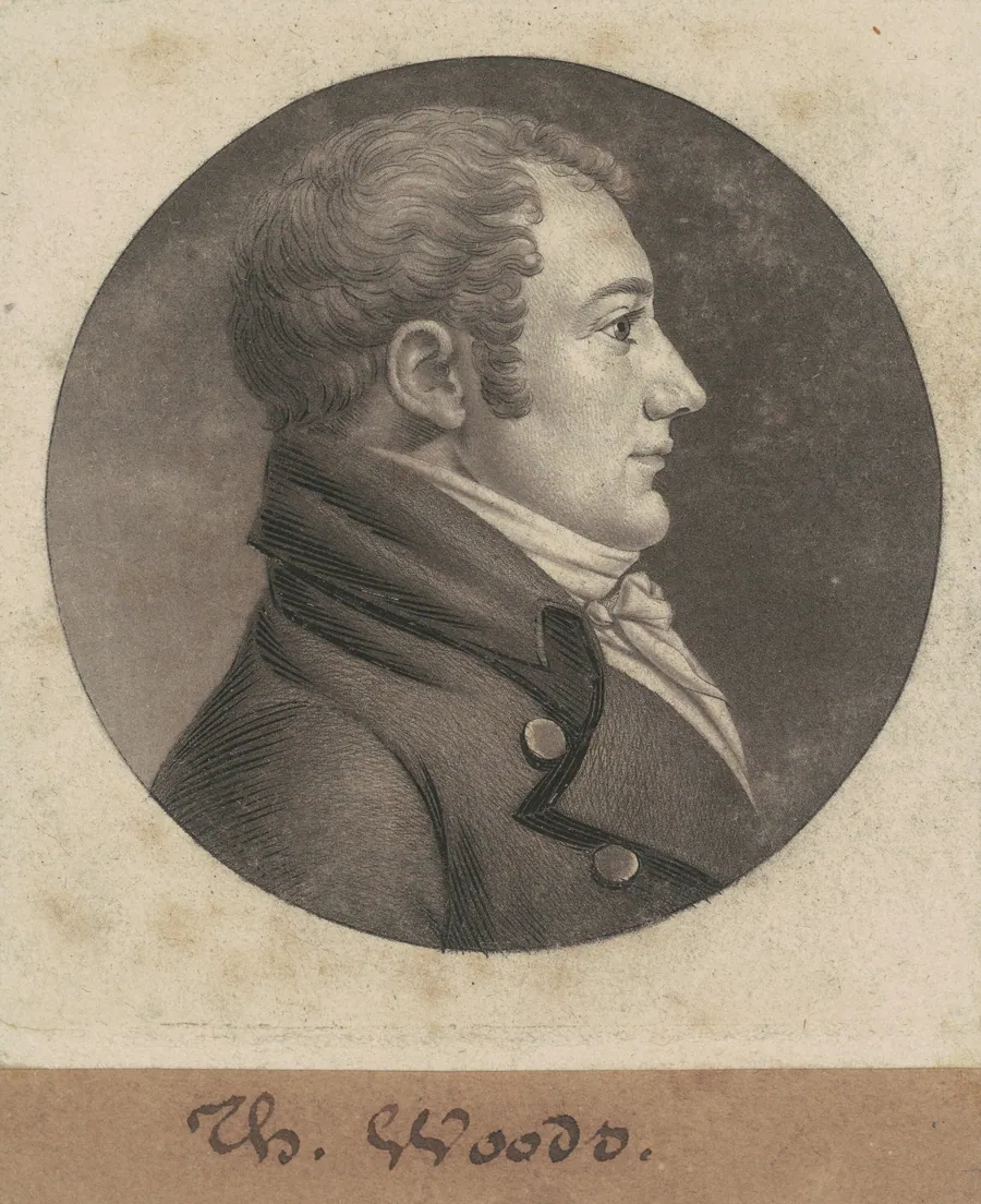 Thomas Woods by Charles B. J. Févret de Saint-Mémin