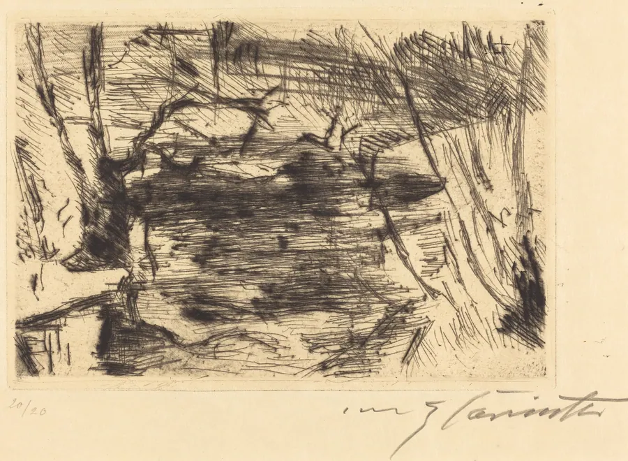 Der Neue See (The New Lake) by Lovis Corinth