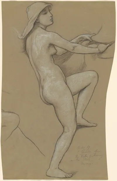 Study for "The Fates Gathering in the Stars"