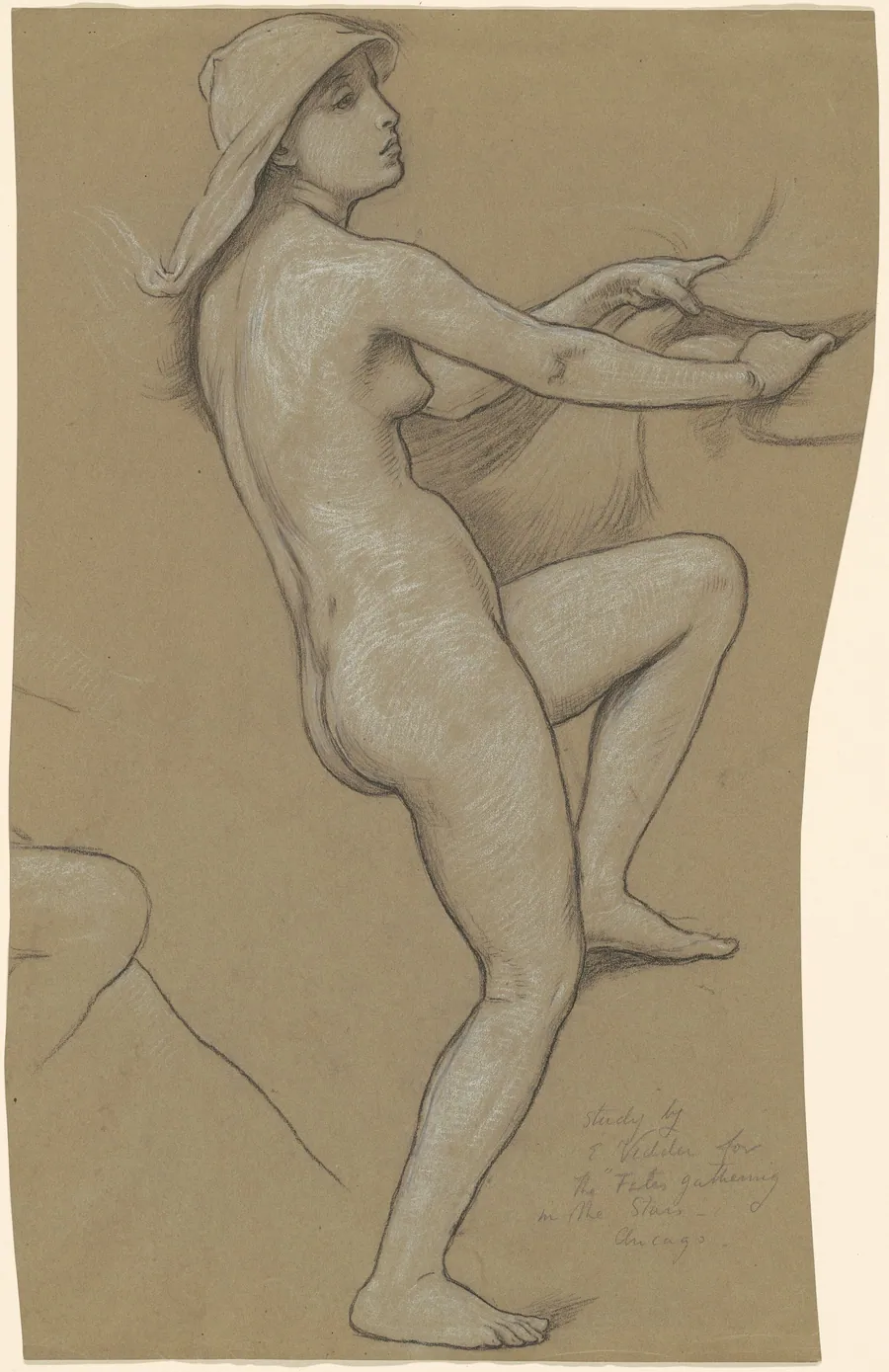 Study for "The Fates Gathering in the Stars" by Elihu Vedder