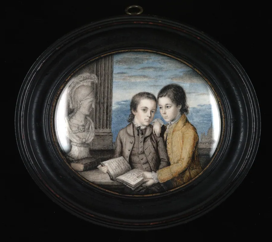 Matthias and Thomas Bordley by Charles Willson Peale, born Queen Anne's County, MD 1741-died Philadelphia, PA 1827