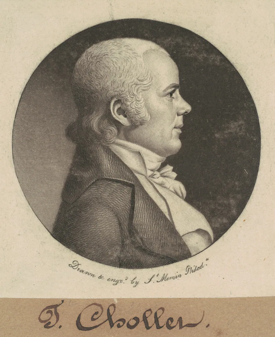 T. Chollet by Charles B. J. Févret de Saint-Mémin