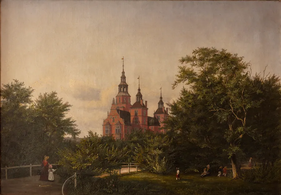 Rosenborg Slot set fra haven by Henrich Christian From