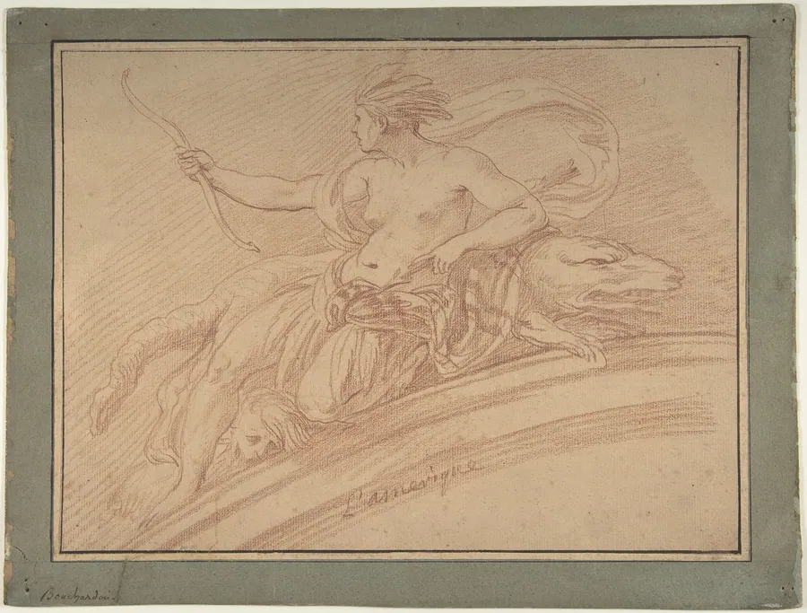 Allegory of America, from the Four Continents by Edme Bouchardon