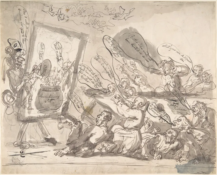 An Irish Howl by Thomas Rowlandson